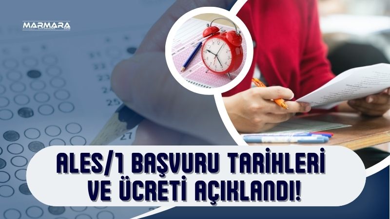ALES/1 başvuruları 25 Mart’ta başladı ve 2 Nisan 2026 tarihinde