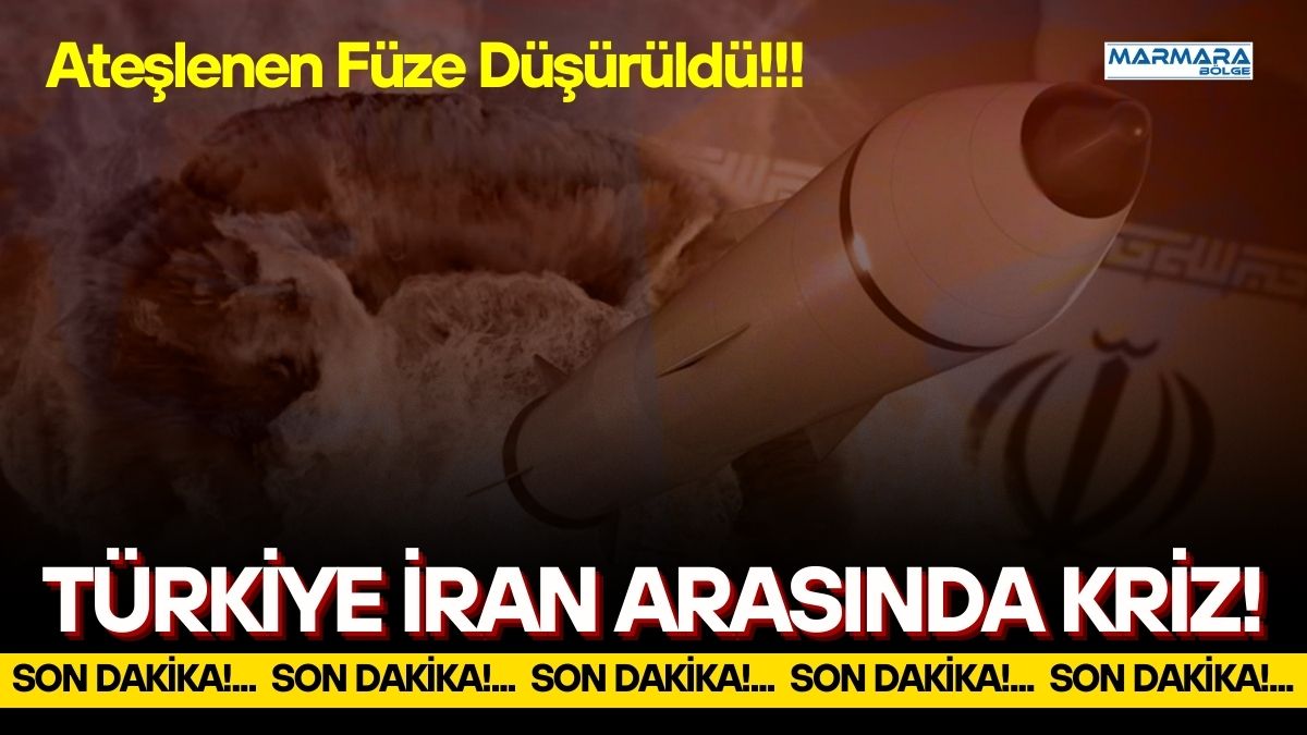 Milli Savunma Bakanlığı, İran’dan ateşlenen bir balistik mühimmatın Türk hava