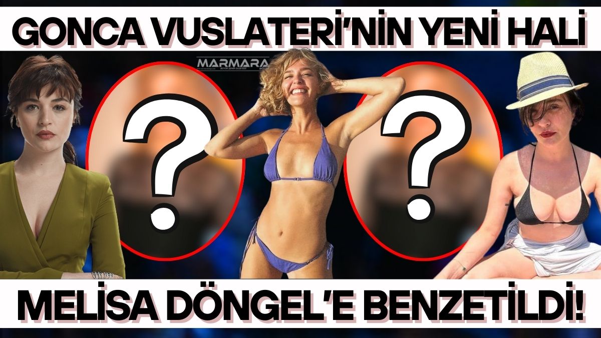Ünlü oyuncu Gonca Vuslateri, sarıya boyattığı yeni saç stiliyle sosyal