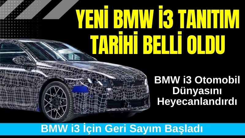 BMW’nin tamamen elektrikli yeni 3 Serisi modeli i3 sedan için