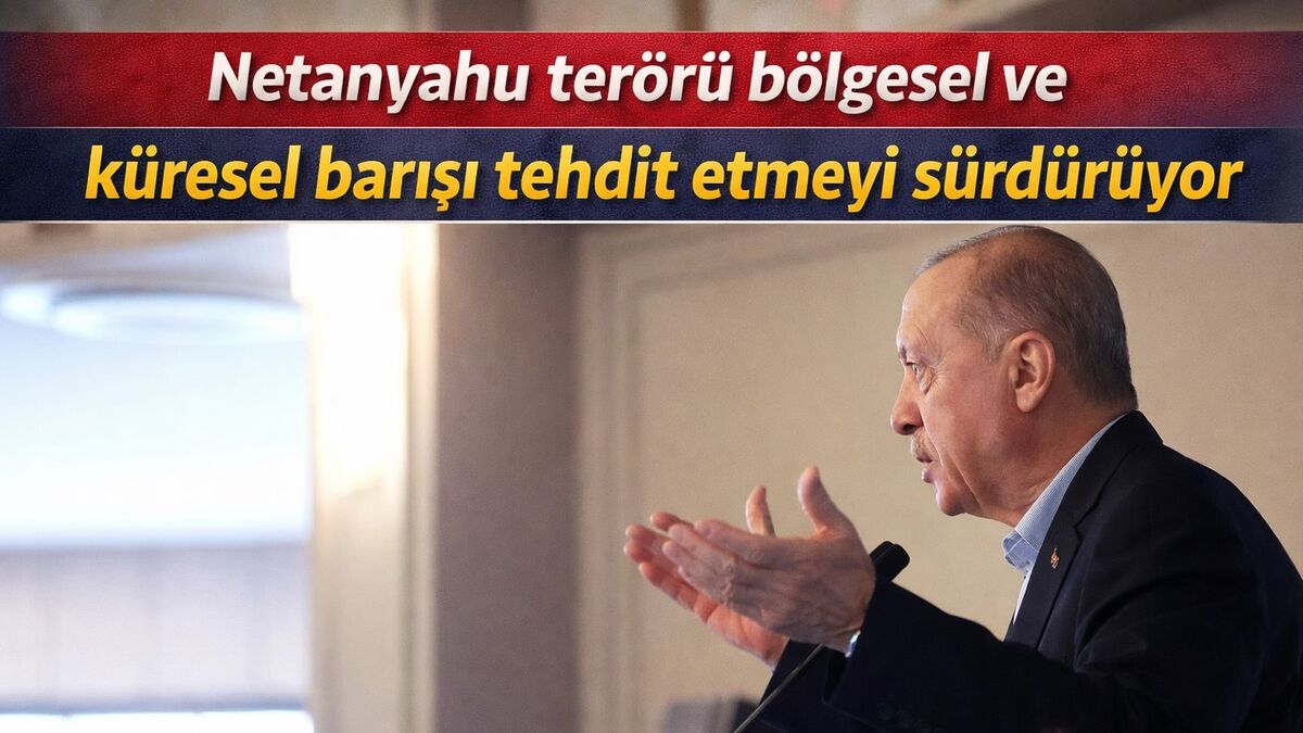 #Erdoğan, Rize’de katıldığı bayramlaşma programında Netanyahu terörünün bölgesel ve küresel