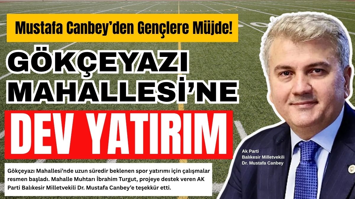 Mahallede uzun süredir beklenen spor yatırımı için çalışmalar resmen başladı.