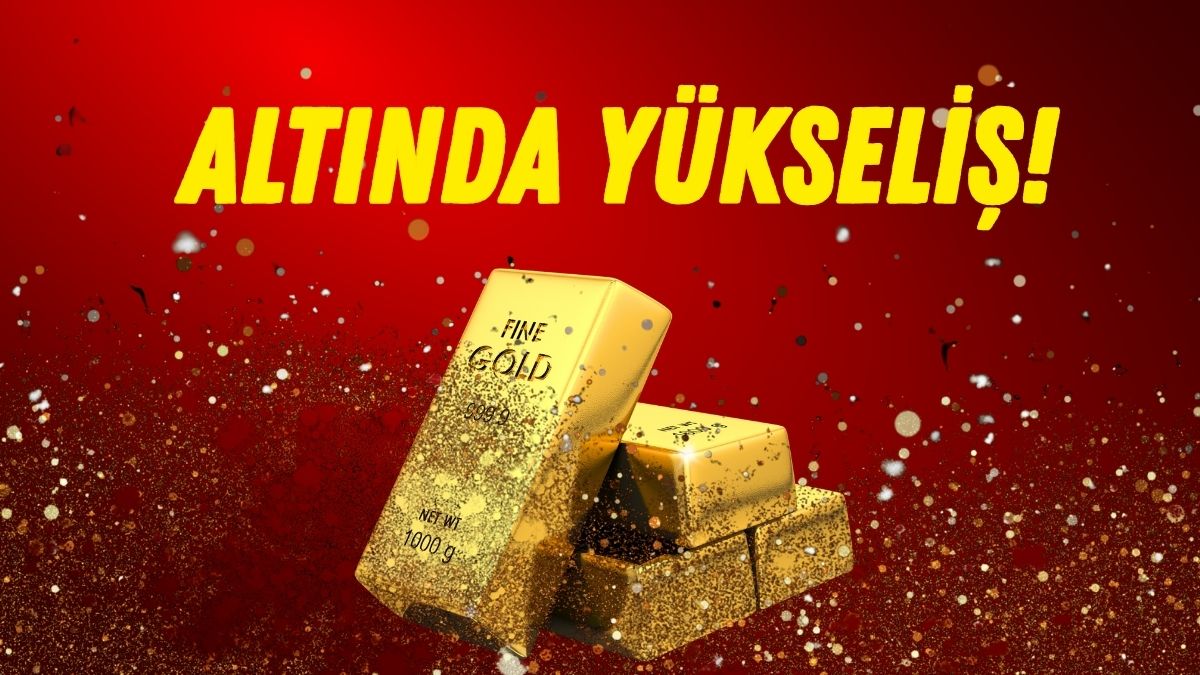 Güne yükselişle başlayan altın piyasasında, has altın alışta 6.842,52 TL,