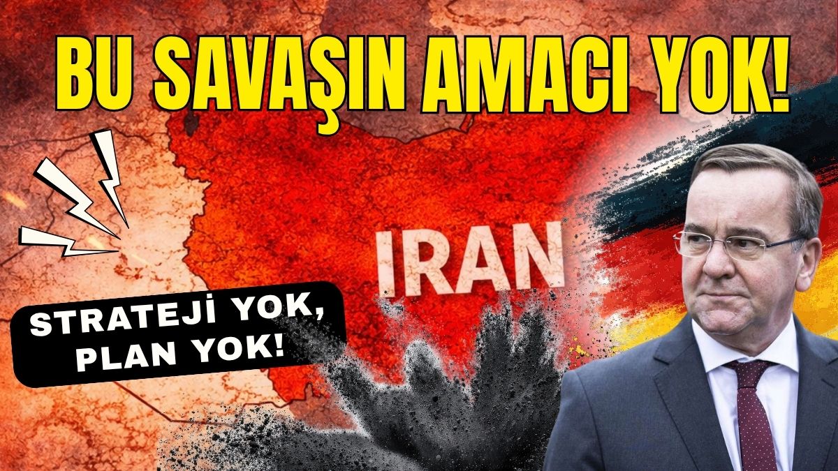 Almanya Savunma Bakanı Boris Pistorius, İran savaşı üzerinden ABD’ye dikkat
