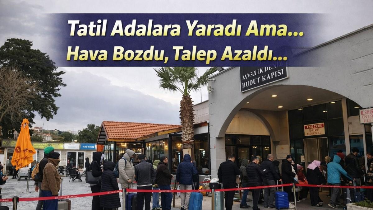 Ayvalık ilçesinden Ramazan Bayramı tatili boyunca Yunanistan’ın Midilli Adası’na yönelik