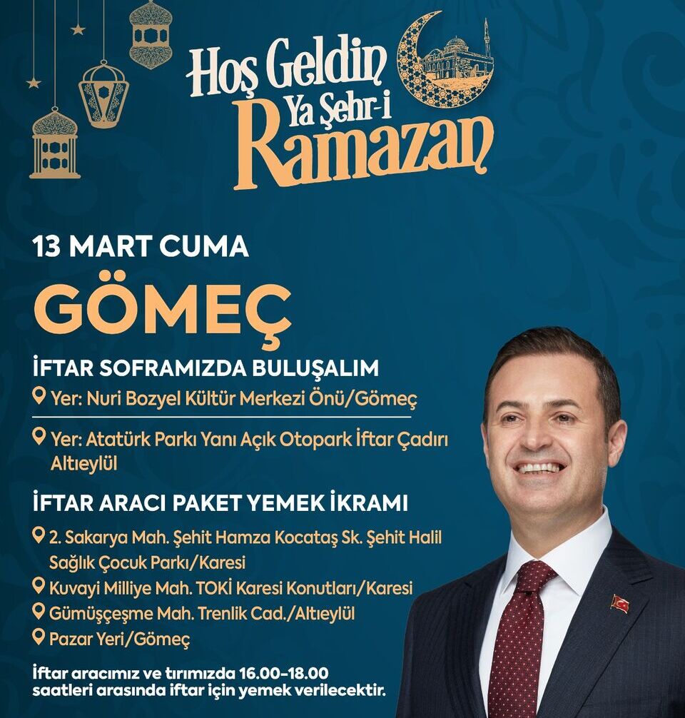 Ramazan’ın 23. Gününde İftar Nerede? İşte Balıkesir’de Sofraların Kurulacağı Noktalar ba4906f0 9d5e 4b95 ab85 50f7cbbf6ab5 e1773400122781 - Marmara Bölge Gazetesi
