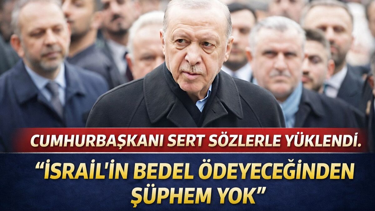 #Erdoğan, #Rize’de bayram namazının ardından yaptığı açıklamada #İsrail’in saldırılarına ilişkin