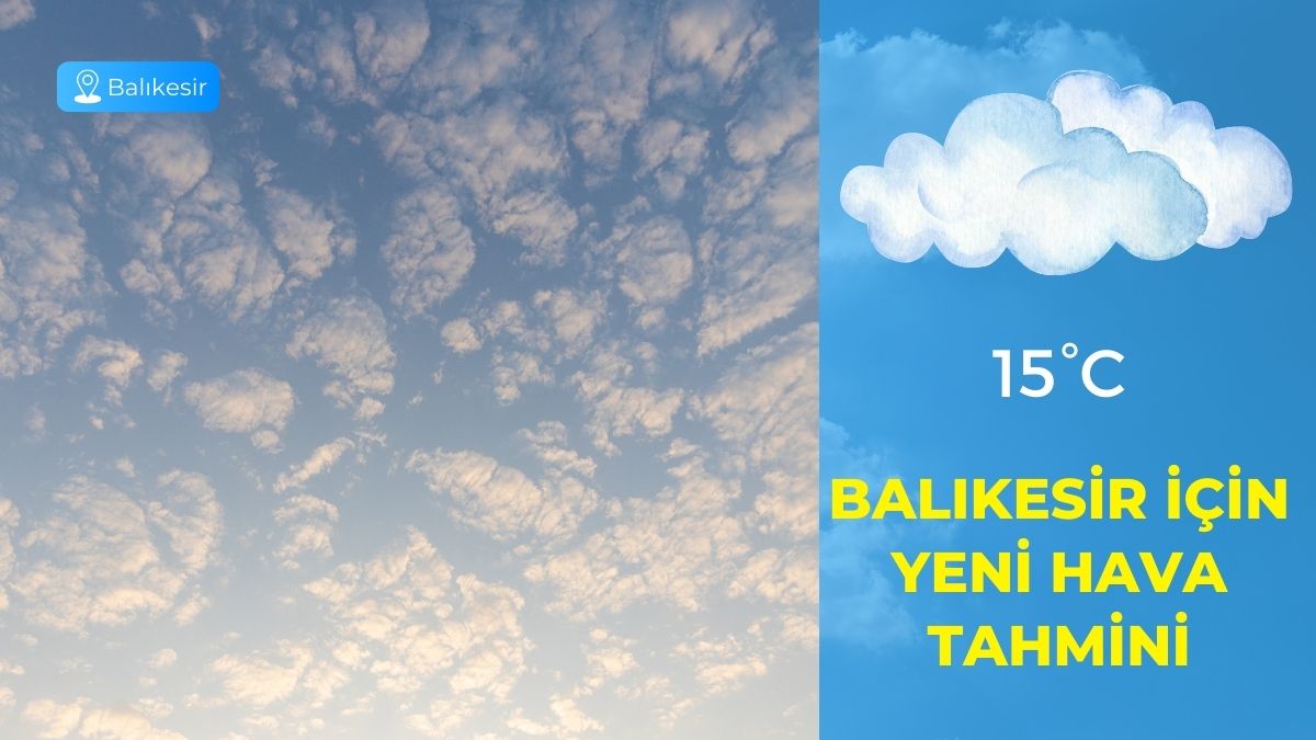 Meteoroloji Genel Müdürlüğü verilerine göre Balıkesir’de 12 Mart Perşembe günü