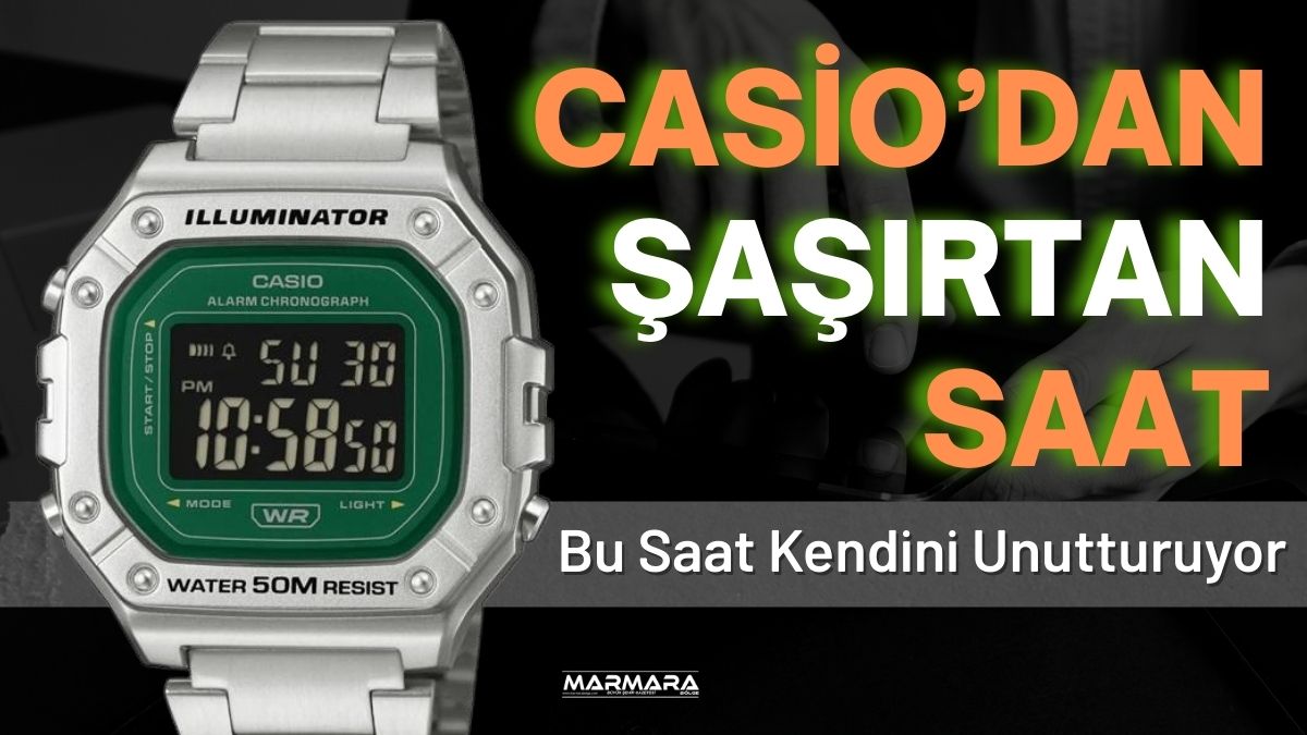 Teknoloji ve saat dünyasının köklü markalarından Casio, klasik tasarımları seven