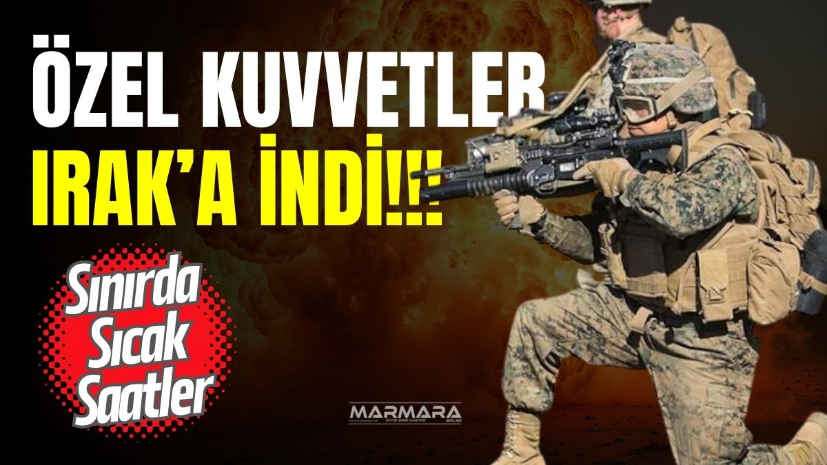 ABD özel kuvvetlerinin Irak’ın çöl bölgelerine yaptığı ani askeri indirme