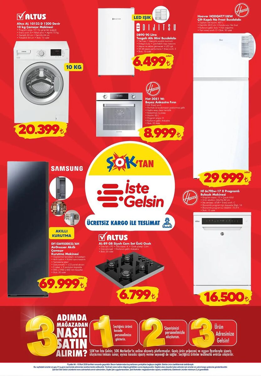 4–10 Mart ŞOK Aktüel Kataloğu Yayınlandı! Akıllı Kurutma Makinesi Satışta s 3f5f2deb3b77f6f560e68bd3d30eff1767b1d852 - Marmara Bölge Gazetesi