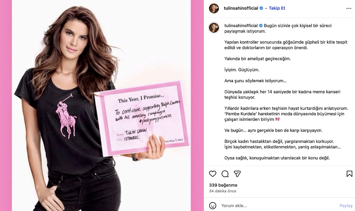 Modacı Tülin Şahin Göğsünde Kitle Tespit Edildiğini Açıkladı s b980423e9db4c2d1eb1a7d84cc3d05f377afae21 - Marmara Bölge Gazetesi