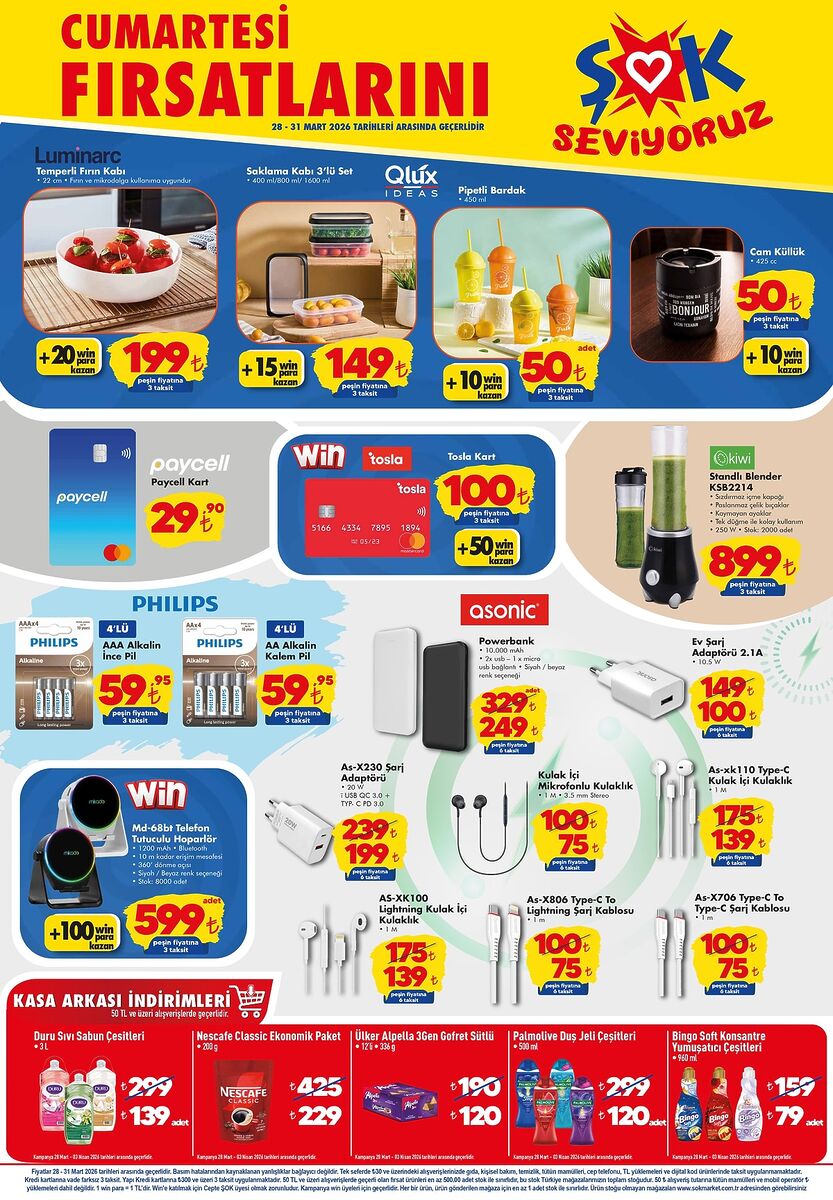 ŞOK 30-31 Mart Kataloğu Olay Oldu! Blender, Powerbank, Oyuncak ve Beyaz Eşyada Kaçırılmayacak Fırsatlar s d4ed5832d0733e29603cdca76cfb5b19953e4289 - Marmara Bölge Gazetesi