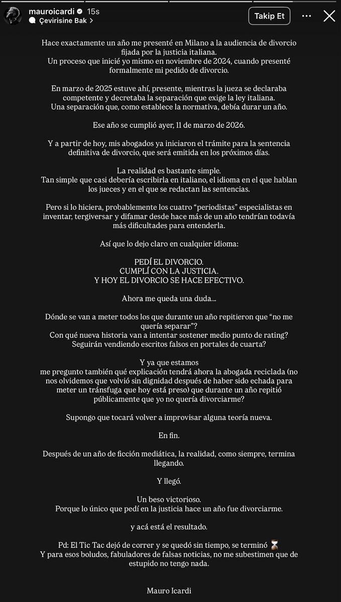 Mauro Icardi ve Wanda Nara’nın Evliliği Resmen Sona Erdi s f0516beb5fc0ed34dc7885f88f0db9e30a19d6f3 - Marmara Bölge Gazetesi