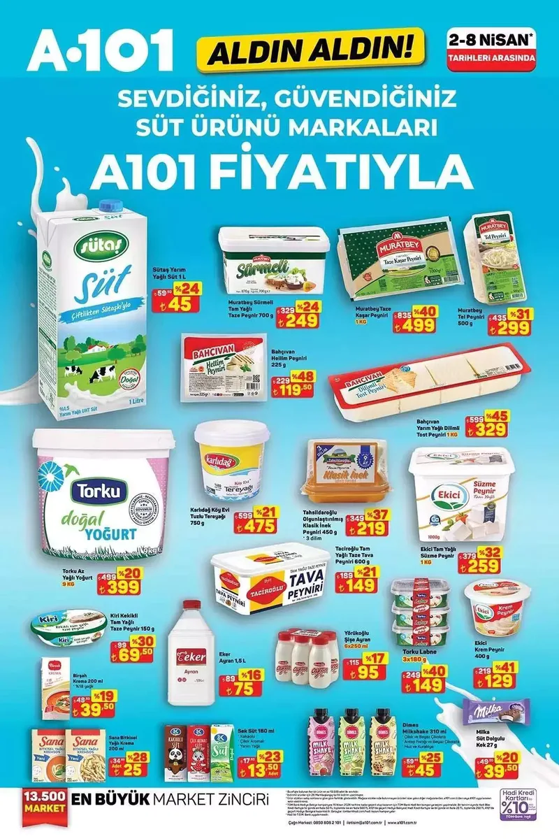 A101’de dev indirim alarmı: 2 Nisan Aldın Aldın kataloğu raflarda 69ccbc729e1e677ad5df1e9e - Marmara Bölge Gazetesi