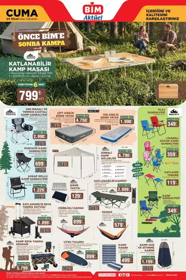 BİM Raflarında Kamp Alarmı: Yeni Katalogta Dikkat Çeken Ürünler 69e6184a2149f31b6fbe44c5 - Marmara Bölge Gazetesi