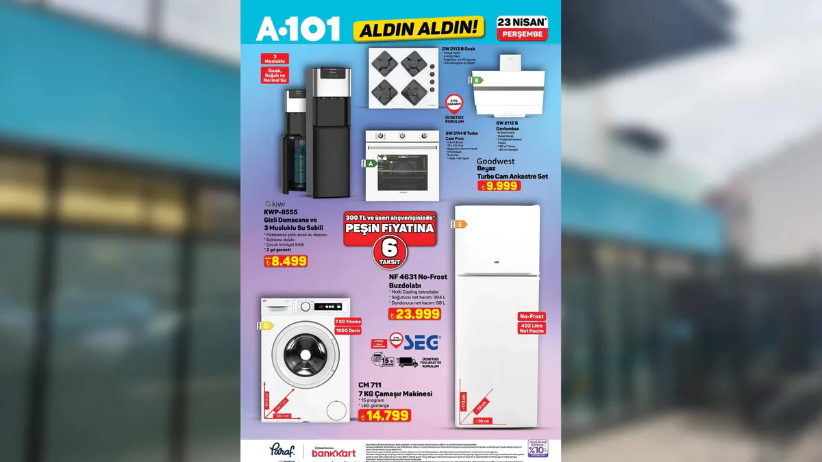 A101 23 Nisan Kataloğu Yayınlandı! Televizyon, Motosiklet ve Ankastre Set Geliyor 88128ed0 a101 aktuel 1 9 - Marmara Bölge Gazetesi