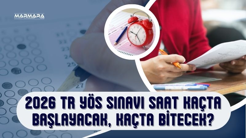 2026 TR-YÖS/1 sınavı 12 Nisan Pazar günü saat 11.15’te başlayacak