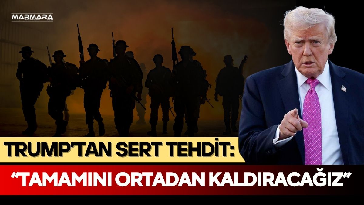 ABD Başkanı Donald Trump, İran’a yönelik yaptığı sert açıklamada ABD