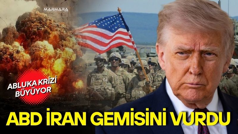 ABD ordusu, Umman Denizi'nde seyreden İran bandıralı bir kargo gemisinin