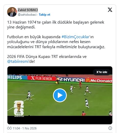 Türkiye'nin Dünya Kupası Maçlarını Yayınlayacak Kanal Belli Oldu Ekran Alintisi - Marmara Bölge Gazetesi