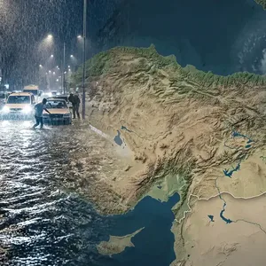Meteoroloji Genel Müdürlüğü tarafından paylaşılan haritalı hava durumu raporuna göre;