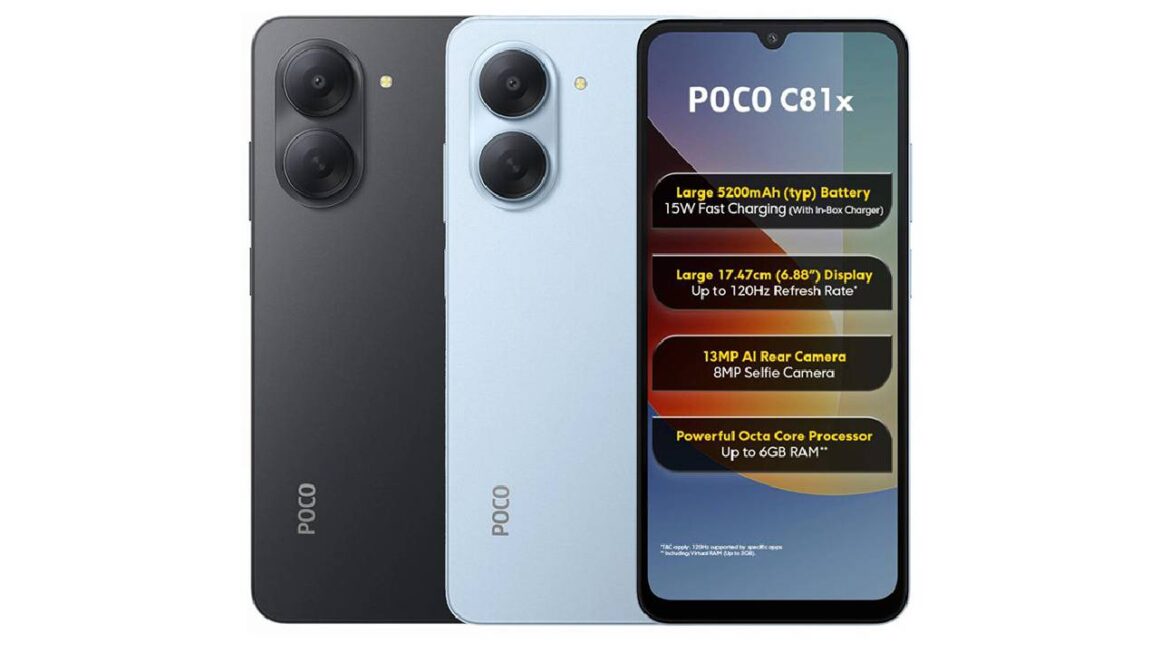 POCO’dan Fiyat-Performans Telefonları: POCO C81 ve POCO C81x Poco C81 ve C81x 1 - Marmara Bölge Gazetesi
