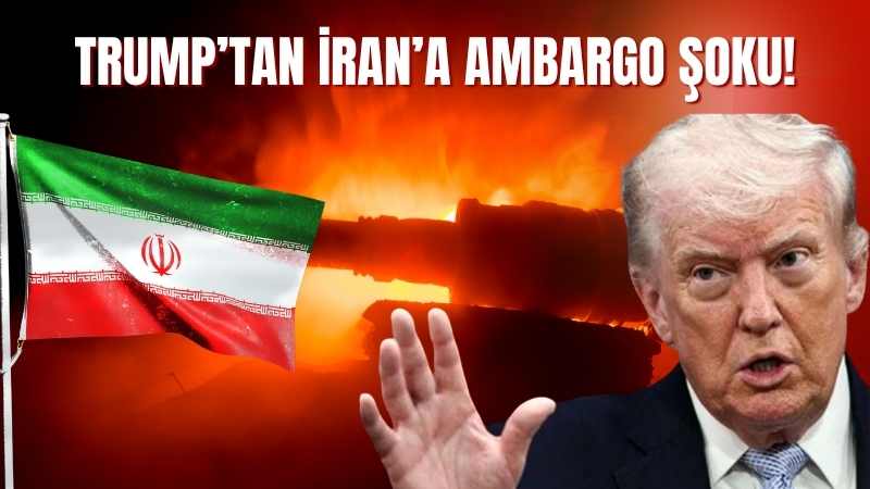 ABD Başkanı Donald Trump, İran’a yönelik yeni ambargo kararına ilişkin