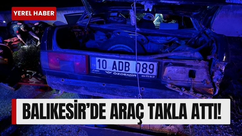 Balıkesir’in Gönen ilçesinde meydana gelen trafik kazası yürekleri ağza getirdi.