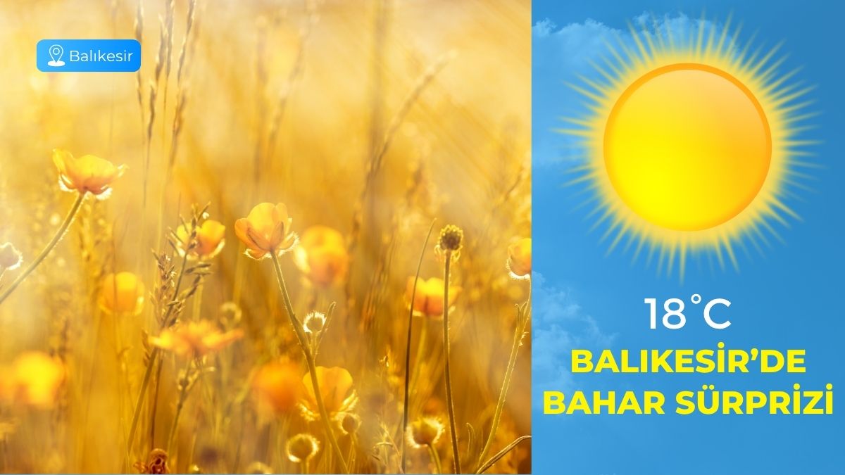 Balıkesir günlük hava durumu verilerine göre 6 Nisan Pazartesi günü