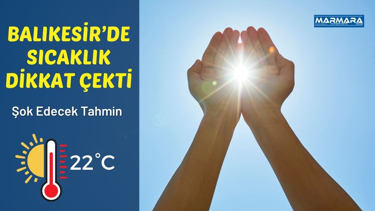 Balıkesir için günlük hava durumu tahmini Meteoroloji Genel Müdürlüğü tarafından