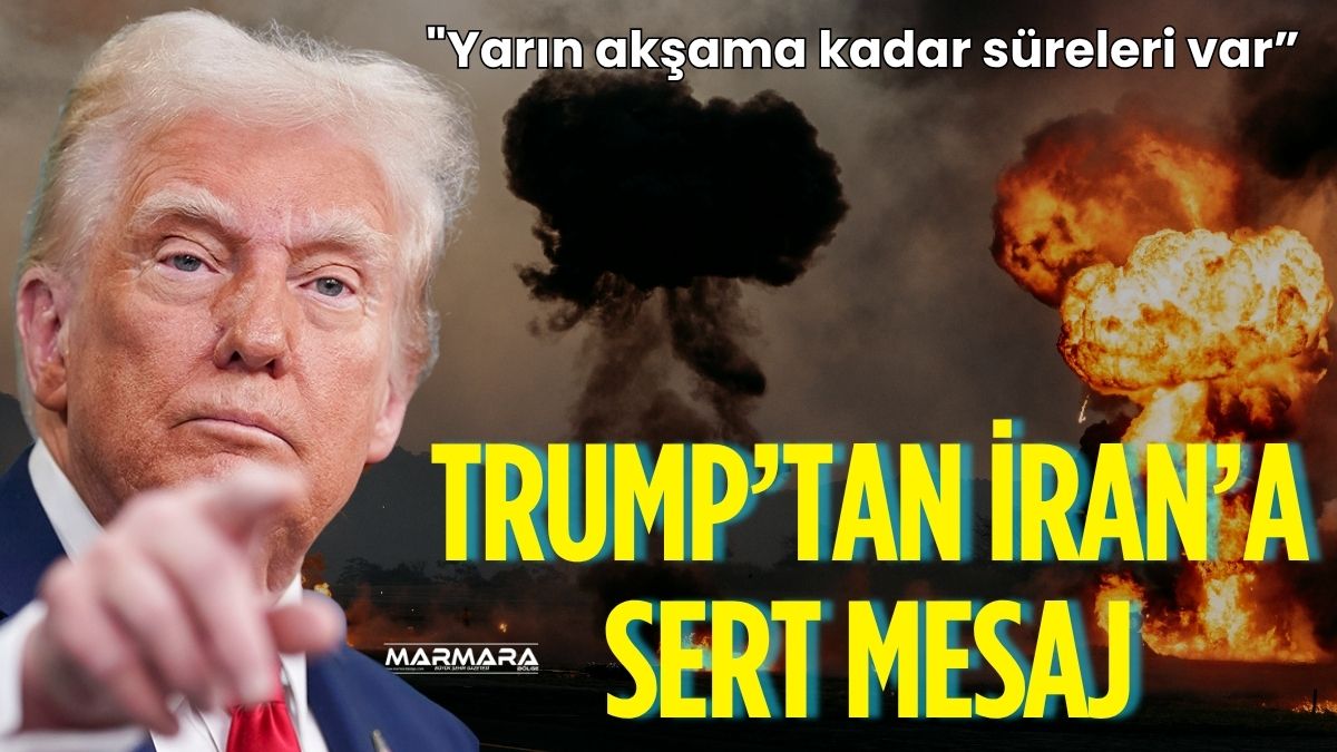 ABD Başkanı Donald Trump, İran'a ilişkin olarak, "Onlarla görüşüyoruz, yarın