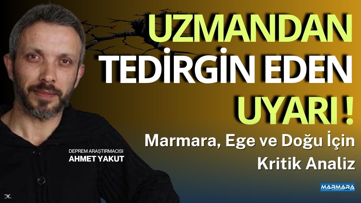 Deprem Uzmanı Ahmet Yakut, son günlerde artan sarsıntılar sonrası dikkat