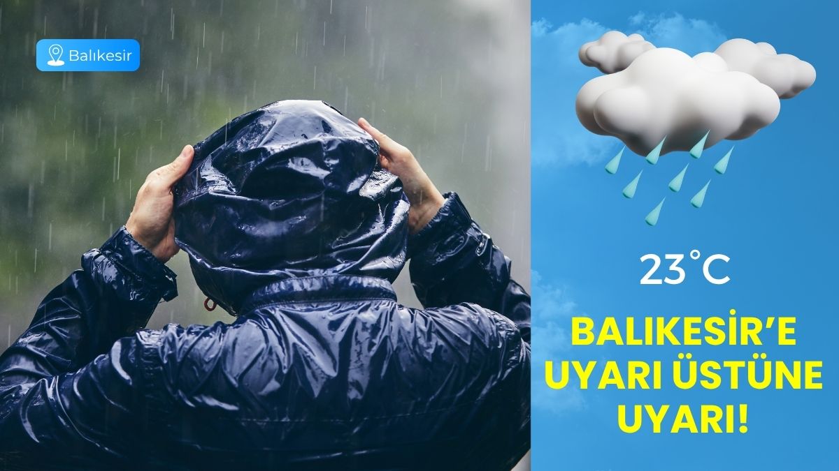 Meteoroloji verilerine göre Balıkesir’de günlük hava durumu değişkenlik gösteriyor. Sağanak