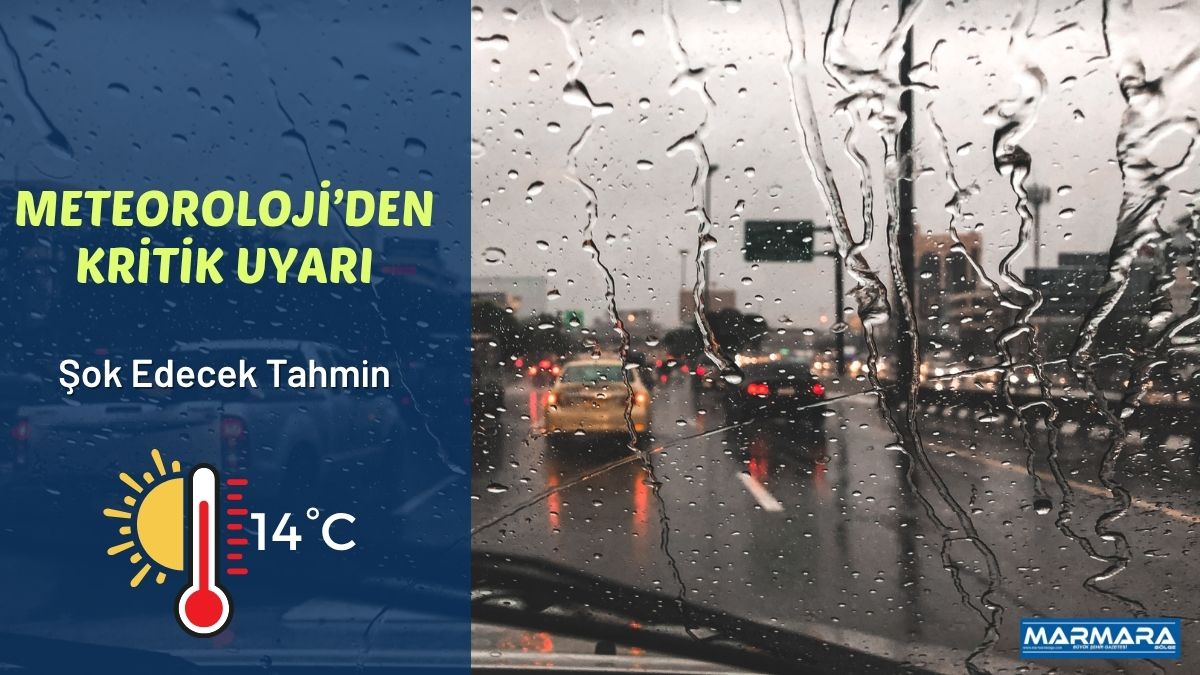 Meteoroloji Genel Müdürlüğü’nün yayımladığı günlük hava durumu verilerine göre Balıkesir’de