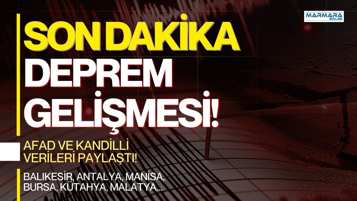 13 Nisan Pazartesi günü Türkiye’nin farklı noktalarında meydana gelen depremler