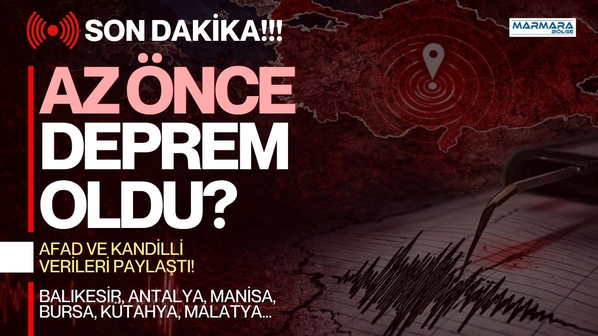 Son dakika deprem haberleri 16 Nisan Perşembe günü yeniden gündeme