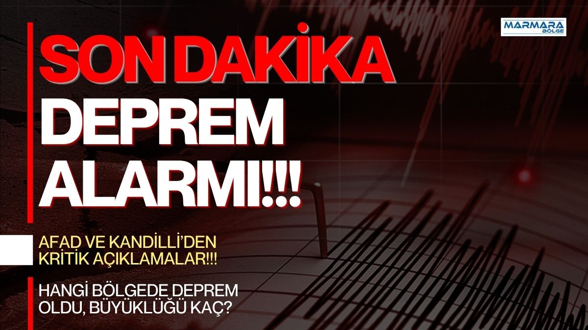 Son dakika deprem haberleri araştırılıyor. 6 Nisan Pazartesi günü birçok