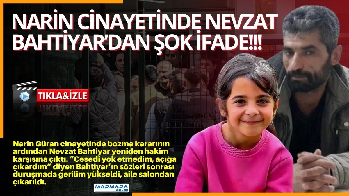 Yargıtay’ın bozma kararı sonrası yeniden görülen Narin Güran cinayetinde sanık