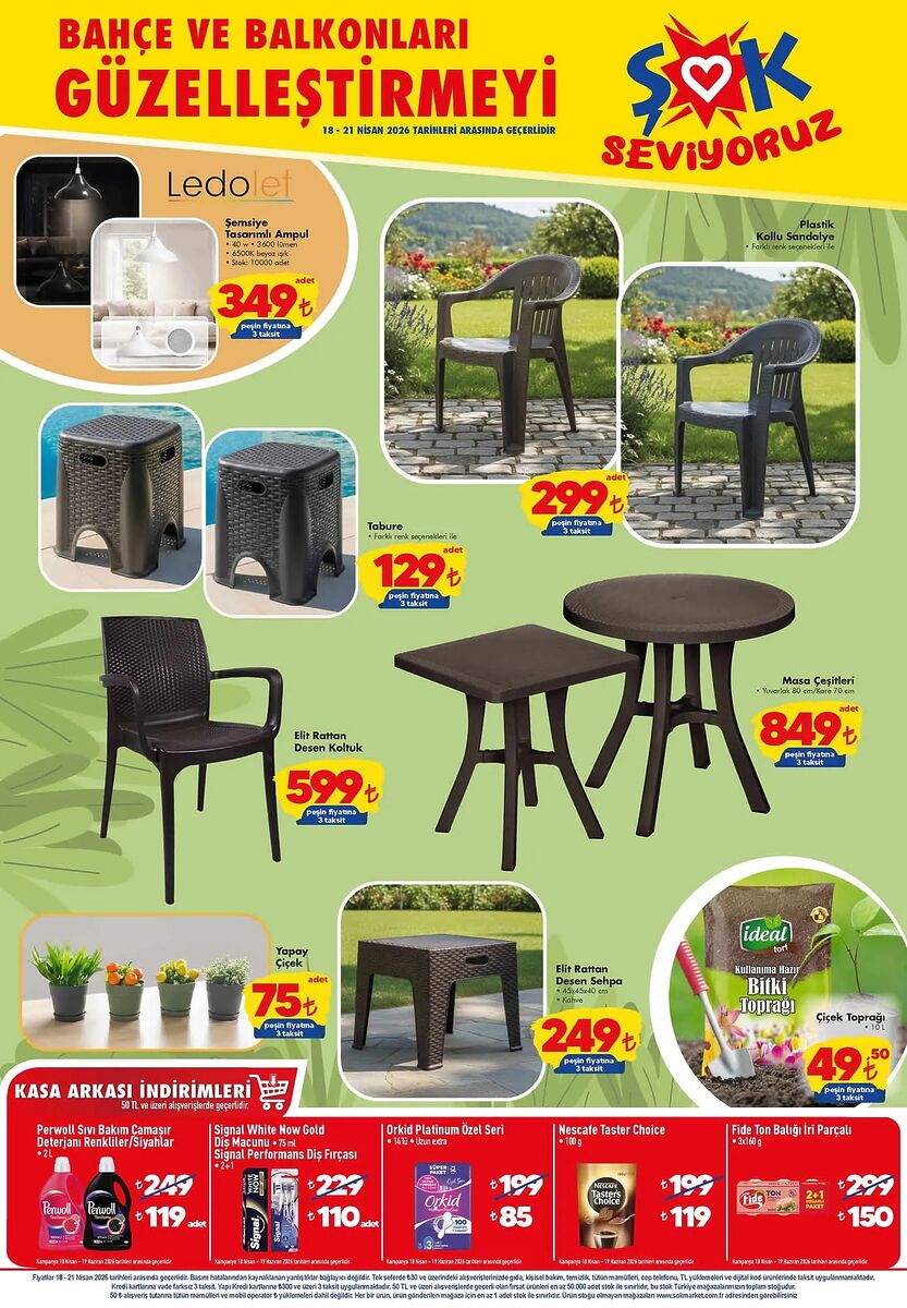 ŞOK’ta Bahçe ve Balkon Fırsatları! 18 Nisan kataloğu açıklandı s 16f41c9810b2ee11cbb3d03f62abc3fe151dc277 - Marmara Bölge Gazetesi