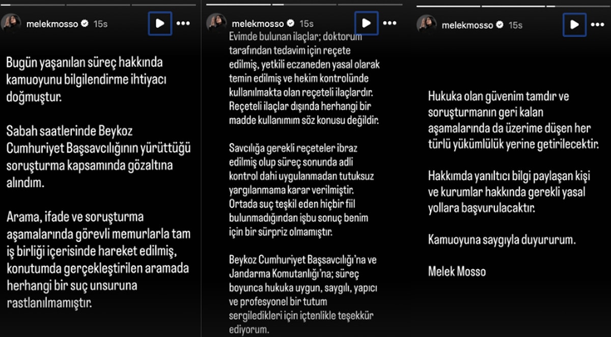 Melek Mosso’dan Evinde Bulunan İlaçlar Hakkında Açıklama s 1bb2b222cd2b18c69e414fc7cdc68416ead75864 - Marmara Bölge Gazetesi