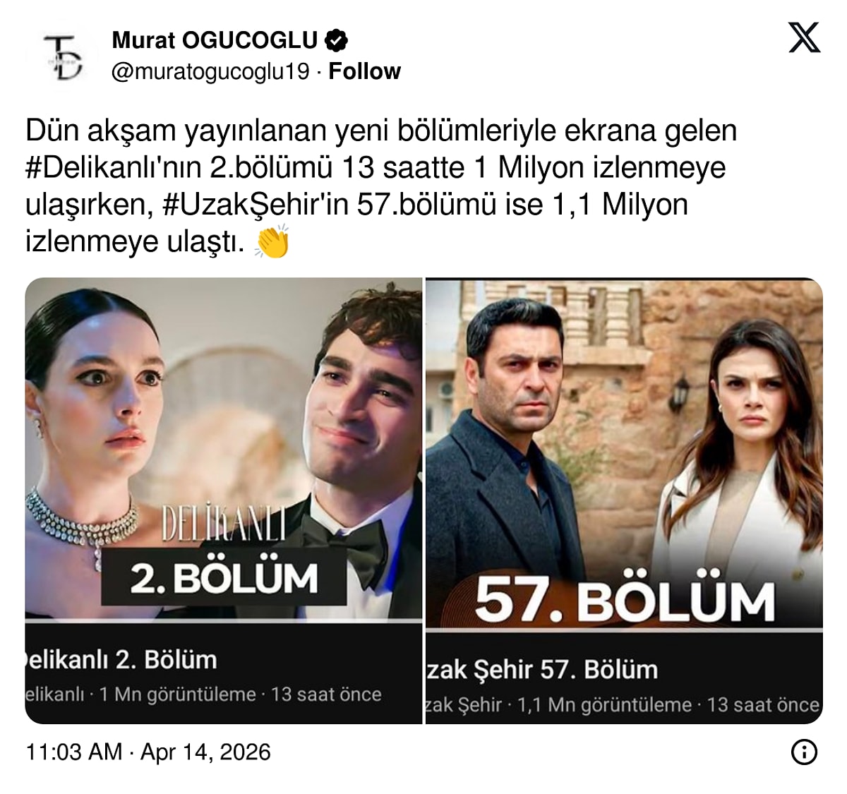 Pazartesi Rekabeti Kızışıyor: Uzak Şehir’e “Delikanlı” Baskısı s 76144041c34a09f29aa041411aa8d1492f1a193f - Marmara Bölge Gazetesi
