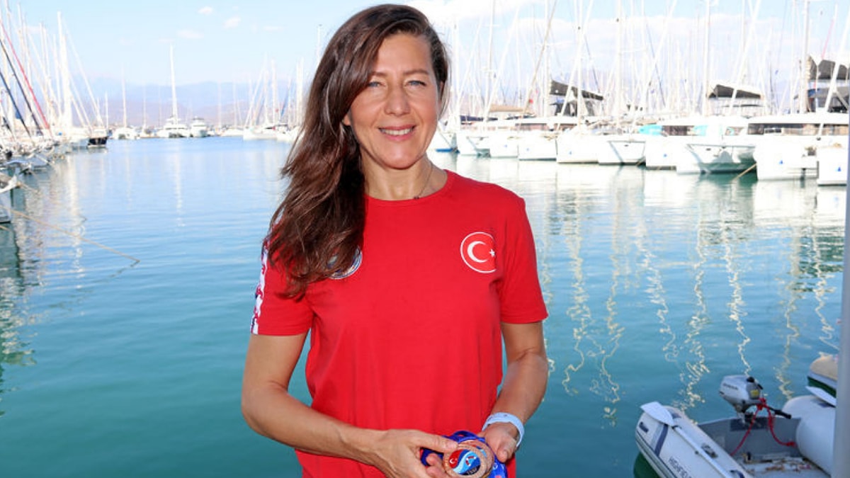 Türk serbest dalış sporcusu Birgül Erken, Finlandiya’da gerçekleştirdiği olağanüstü performansla