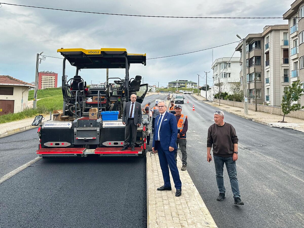 Bandırma Belediyesi, kentin ulaşım altyapısını modernize etme çalışmaları kapsamında Levent