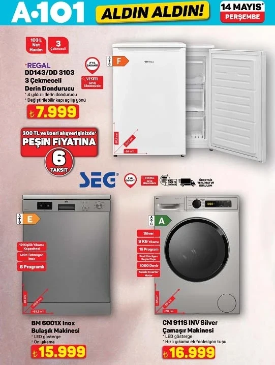 A101 Aldın Aldın Kataloğu Yayınlandı! 14 Mayıs İndirimlerinde Yok Yok 69fe032cfa4e638aa463903c 1 - Marmara Bölge Gazetesi