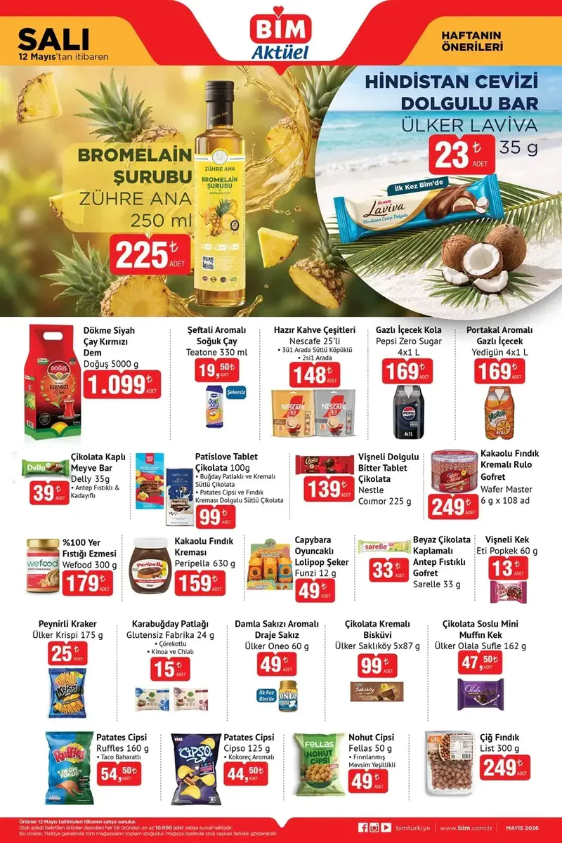 BİM KATALOGLARI 12-15 MAYIS! BİM Aktüel 15 Mayıs Cuma Aktüel Kataloğunda Hangi Ürünler Satışa Çıkacak? Buz Makinesi, Ayaklı Vantilatör, 12.000 BTU İnverter Klima, Duocam 4K Aksiyon Kamerası, Basınçlı Yıkama Makinesi, Araç İçi Süpürge... 69fe33f99425936670983cc6 - Marmara Bölge Gazetesi