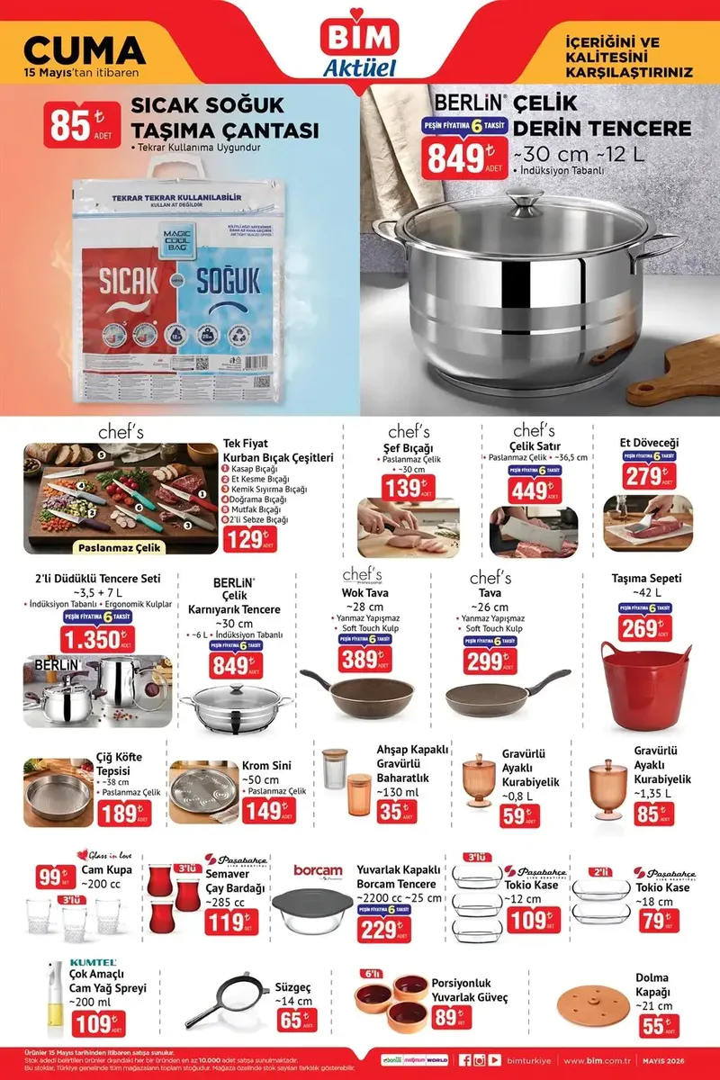 BİM KATALOGLARI 12-15 MAYIS! BİM Aktüel 15 Mayıs Cuma Aktüel Kataloğunda Hangi Ürünler Satışa Çıkacak? Buz Makinesi, Ayaklı Vantilatör, 12.000 BTU İnverter Klima, Duocam 4K Aksiyon Kamerası, Basınçlı Yıkama Makinesi, Araç İçi Süpürge... 69fe33fa9425936670983cdf - Marmara Bölge Gazetesi