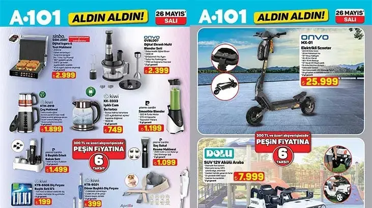 A101’de Bayram Öncesi Dev İndirim! Elektrikli Scooter ve Blender Seti Raflarda 6a13ee02cb5ce1514498ae54 - Marmara Bölge Gazetesi