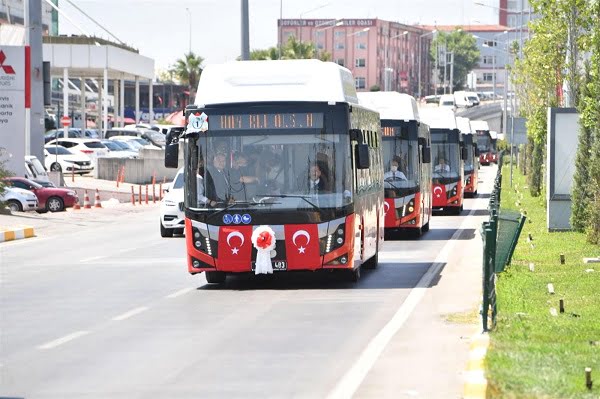 Burhaniye Belediyesi’nden Bayram Öncesi Ücretsiz Ulaşım Müjdesi 70067balikesir de cevre dostu otobusler yollarda - Marmara Bölge Gazetesi