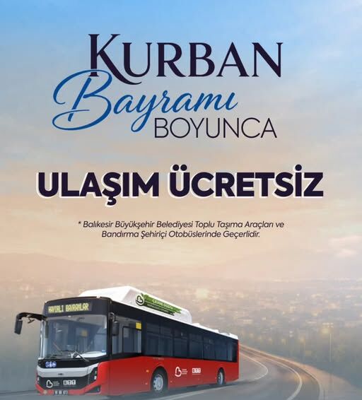 Balıkesir’de Ulaşım Kurban Bayramı Boyunca Ücretsiz! 707695585 1843942297037968 7879054315389035965 n e1779703151354 - Marmara Bölge Gazetesi
